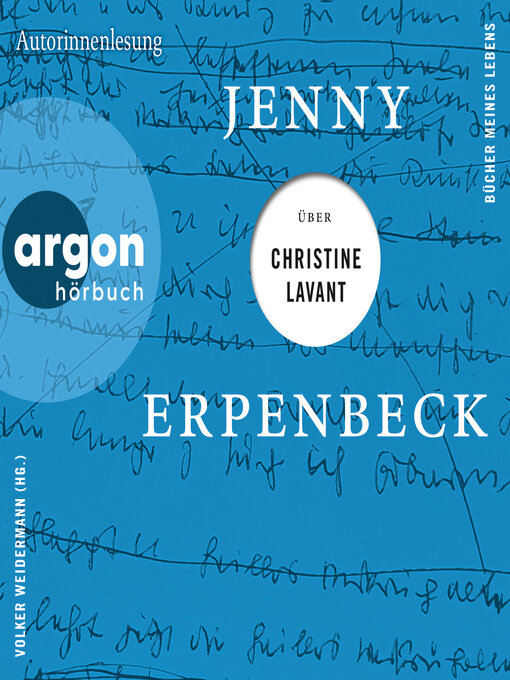 Title details for Jenny Erpenbeck über Christine Lavant by Jenny Erpenbeck - Available